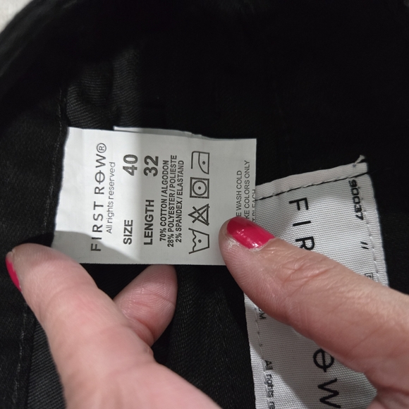 Men's Black Graphic Jeans - Picture 4 of 6